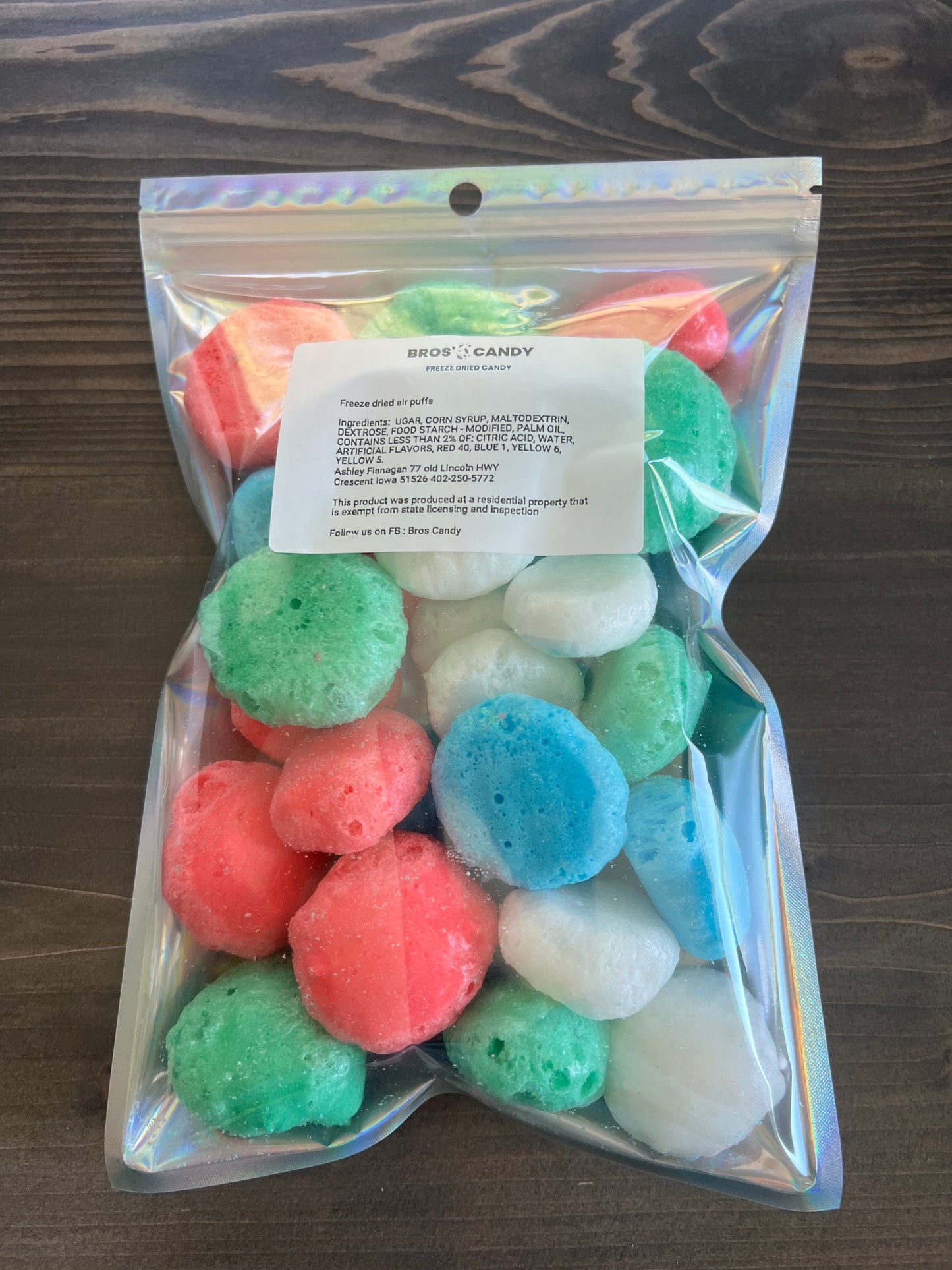 Air puffs large 6x9 bag