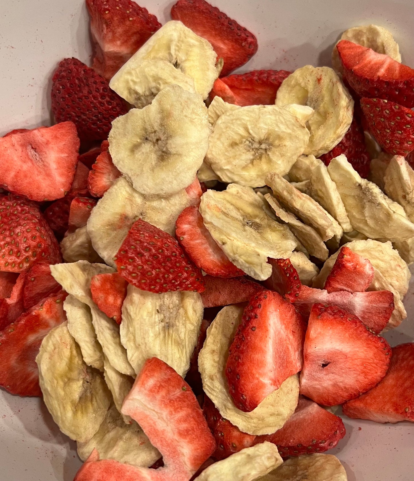 Strawberry banana fruit blend large 6x9" bag