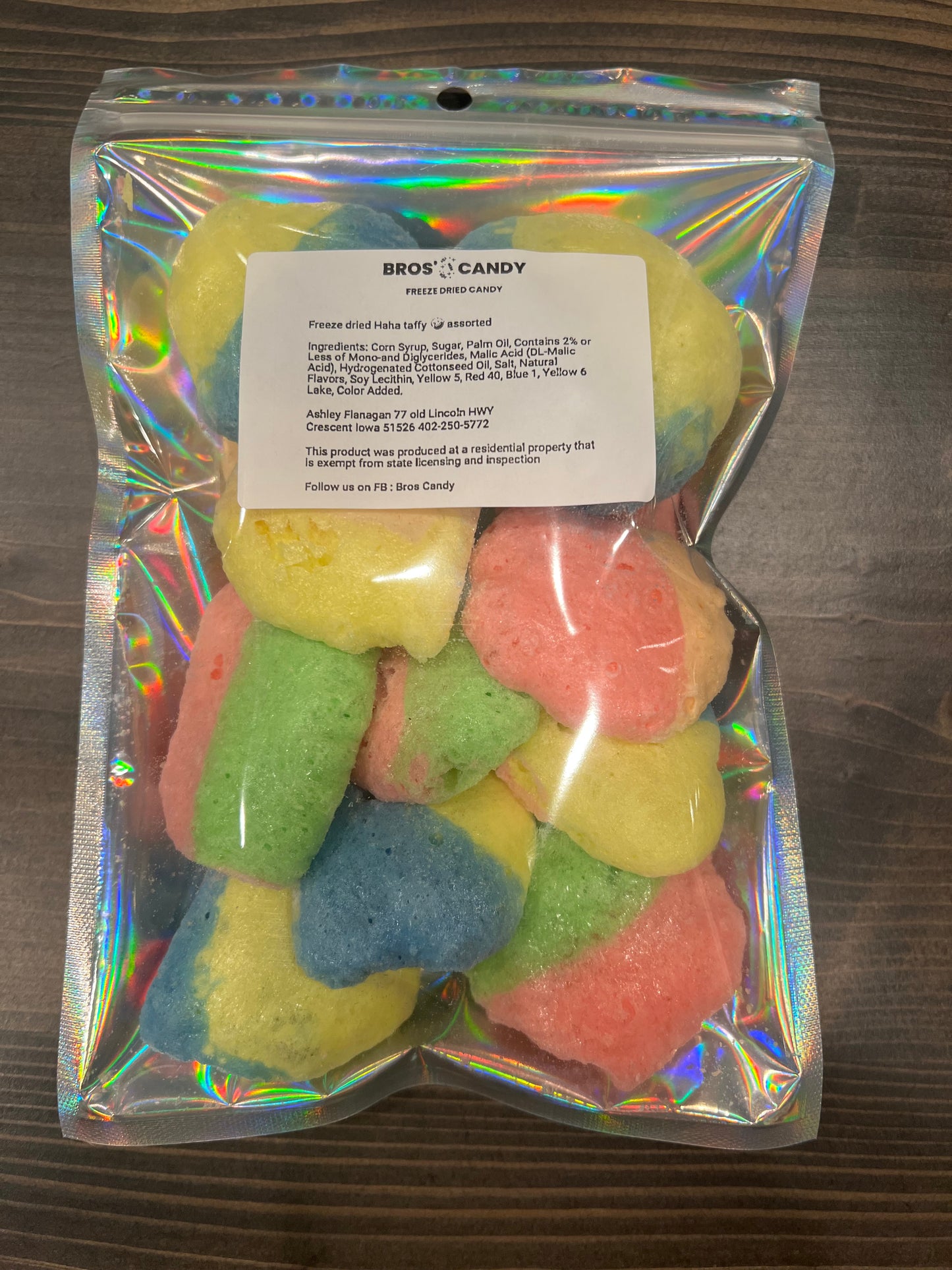 Haha taffy duo large 6x9" bag